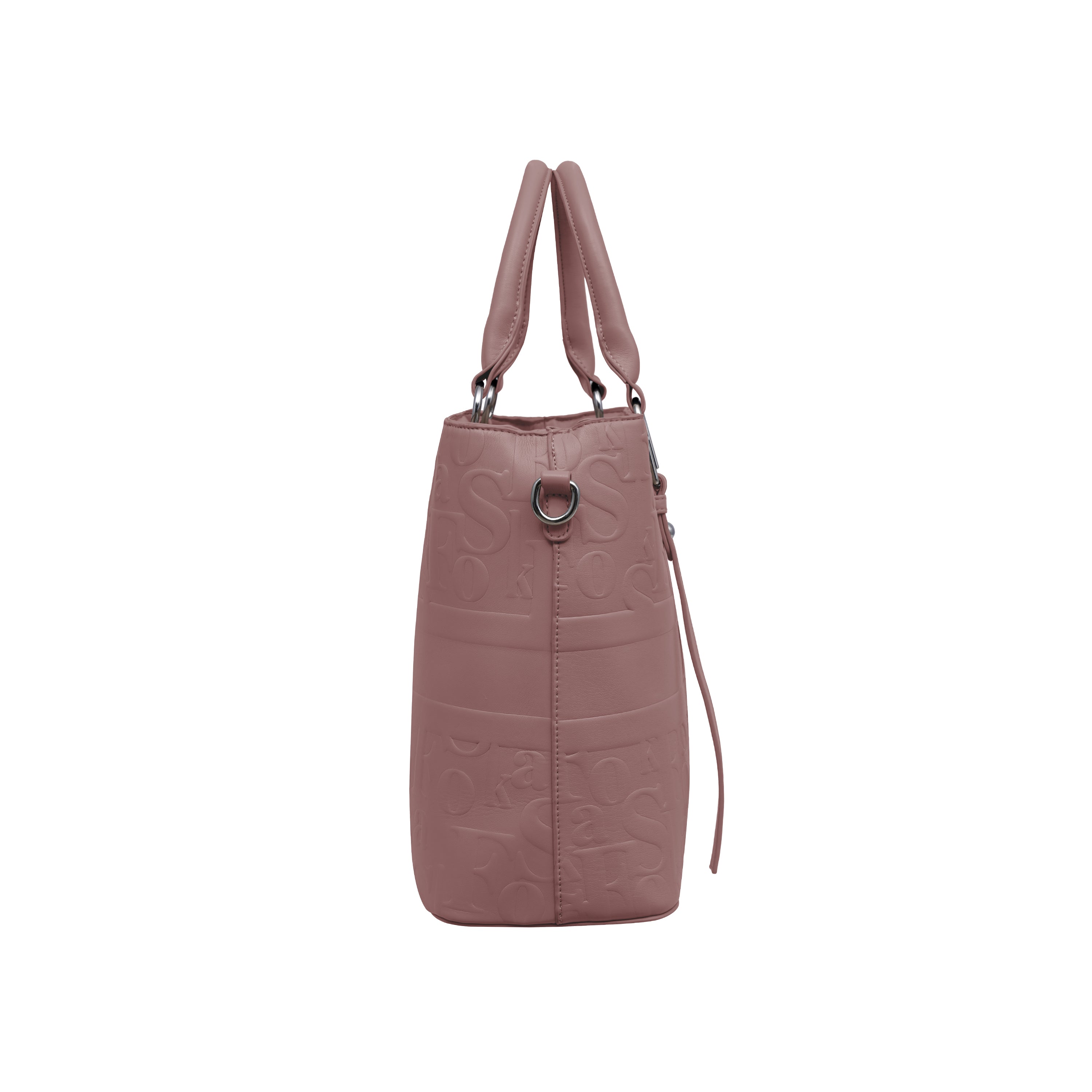 Foska Women's Shoulder Bag - Smooth PU Leather - Wide & Classic Design - 33x26 cm