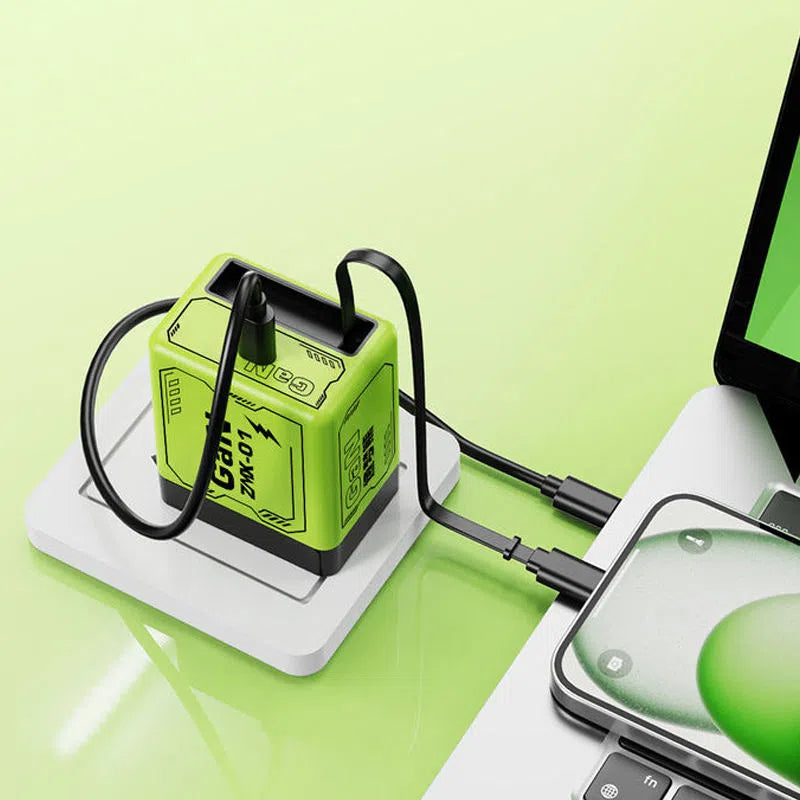 120w Retractable Type-C Cable Charger