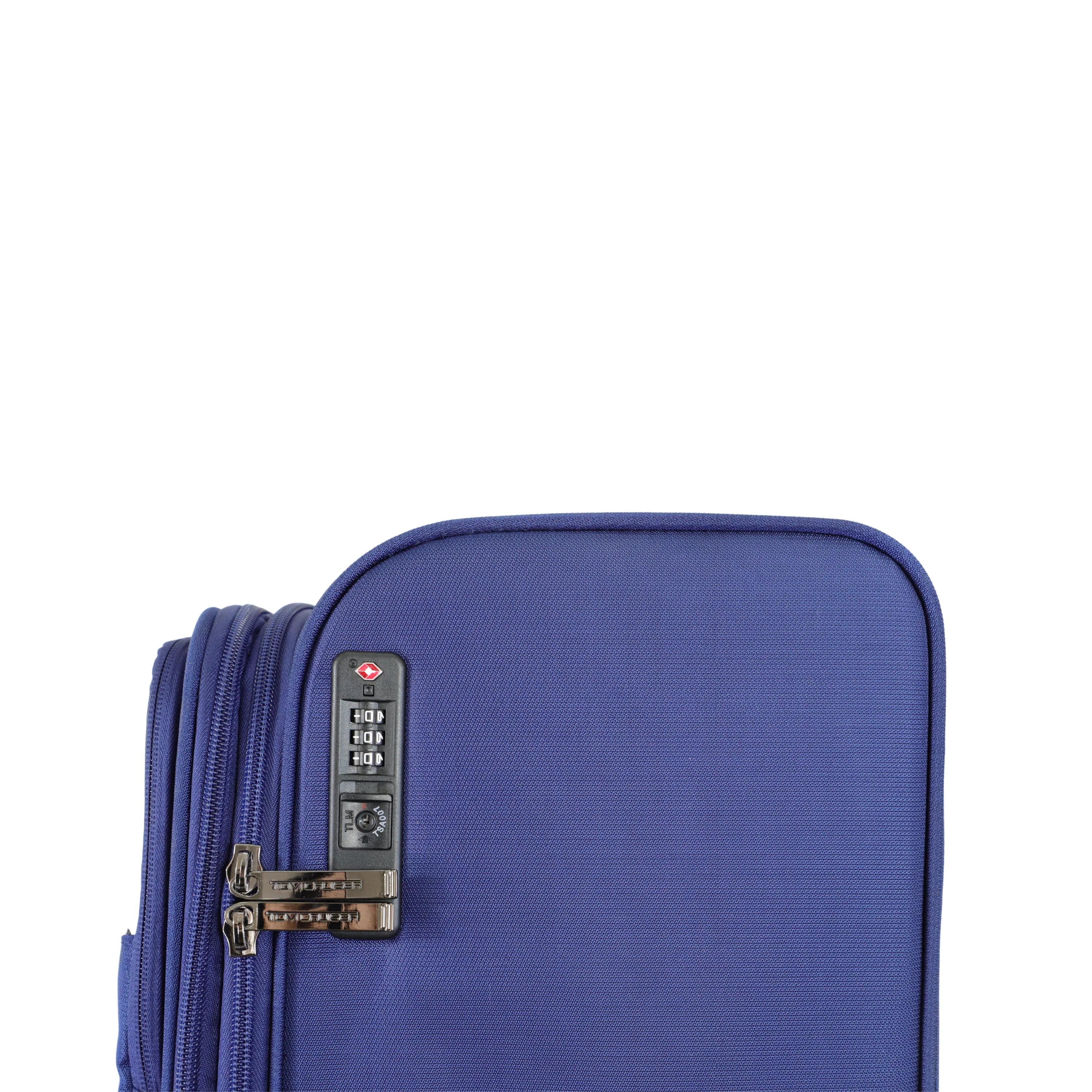 TOMCRUISER ELITE SOFT LUGGAGE TROLLEY 20,24,28 BLUE