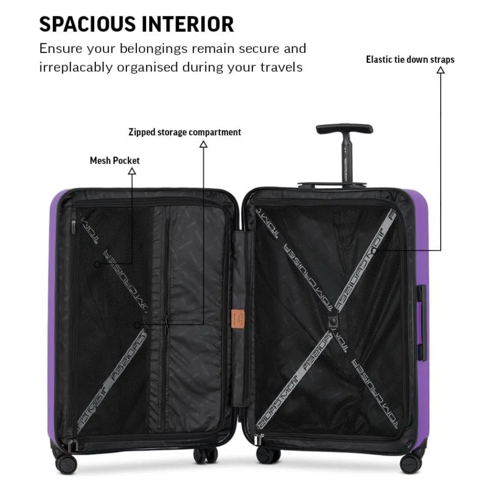 TOMCRUISER SPACE HARD TROLLEY 20,24,28 inch PURPLE