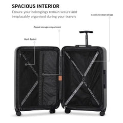 TOMCRUISER SPACE HARD TROLLEY 20,24,28 inch  BLACK