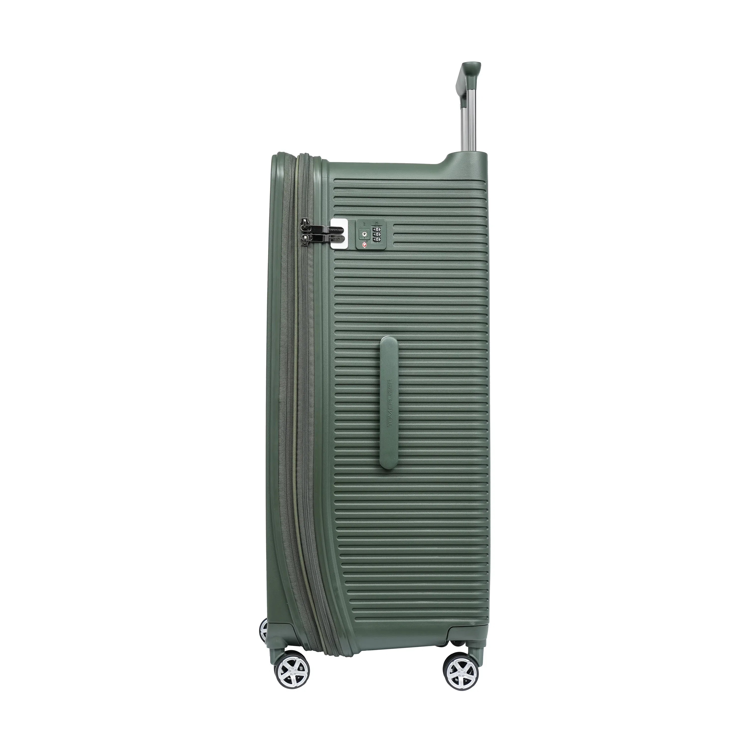 TOM CRUISER TRAVEL MATE PP HARD TROLLEY (20", 24", 28") inch FOREST GREEN