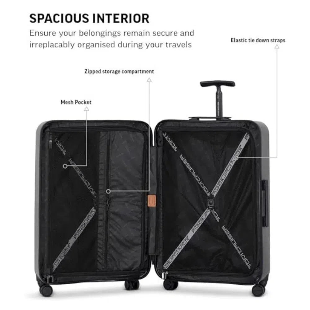 TOMCRUISER SPACE HARD TROLLEY 20, 24, 28 inch GRAY