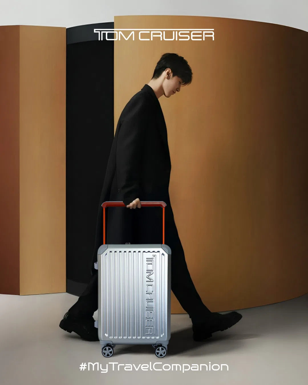 TOMCRUISER WIDER HARD TROLLEY 20 INCH SILVER (TC-HT-112)