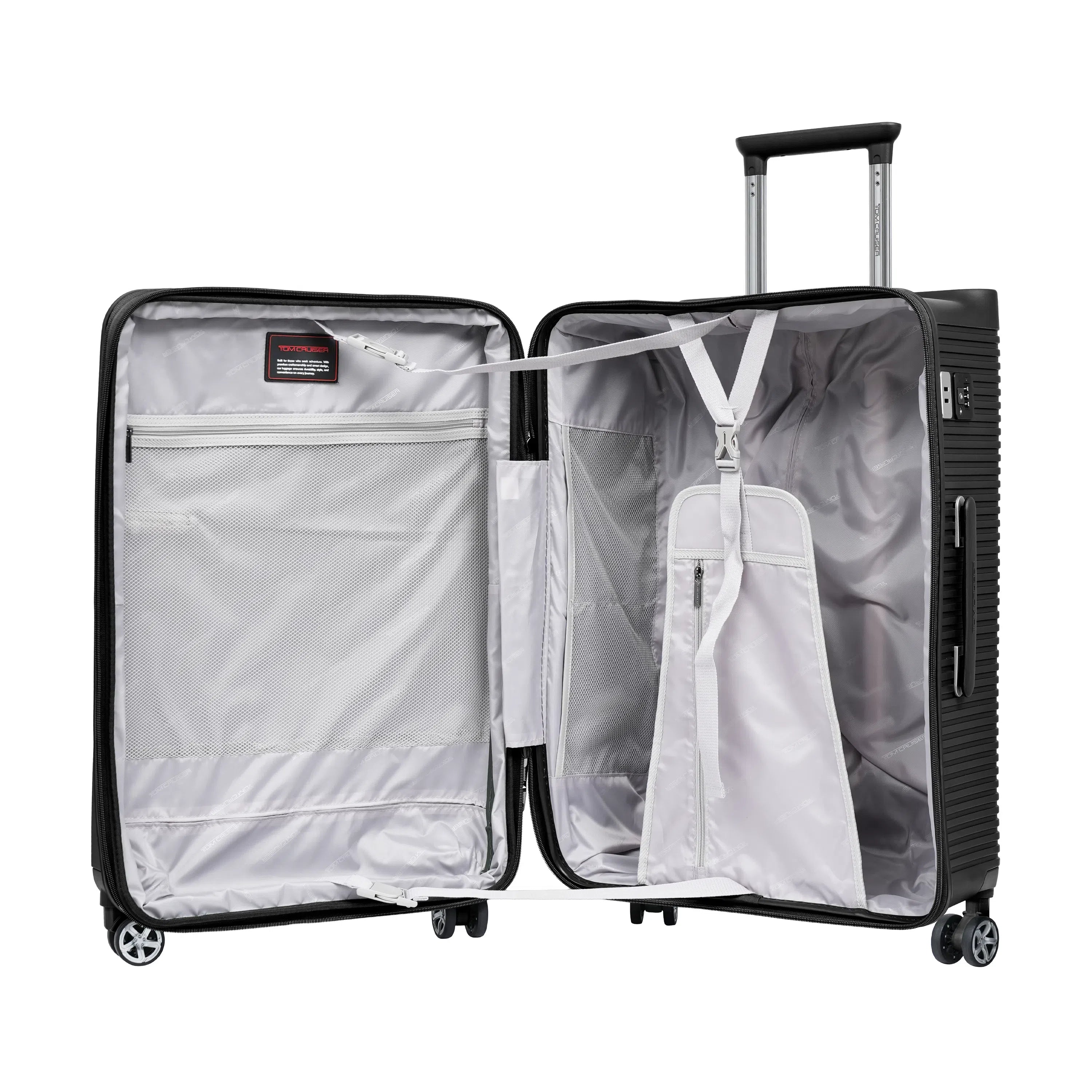 TOM CRUISER TRAVEL MATE PP HARD TROLLEY (20", 24", 28") inch DARK BLACK