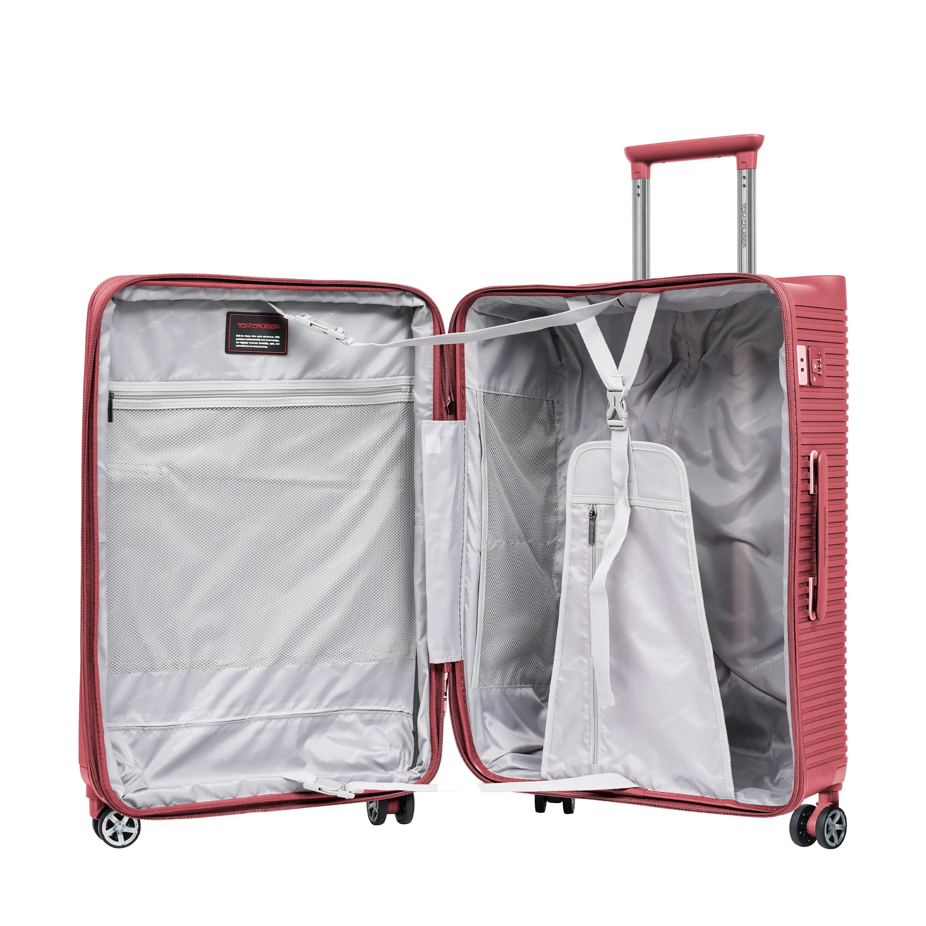 TOM CRUISER TRAVEL MATE PP HARD TROLLEY (20", 24", 28") inch REDBERRY