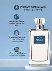 Eau de Parfum for Women – Alora Collection, 95ml | Long Lasting Floral Amber Perfume