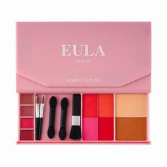 Beauty All-in-One Makeup Kit - Angelic Glow - Eyeshadows, Contour, Highlighter, Compact Powder, Blushers & Lip Gloss | Full Face Makeup Palette for Women & Girls