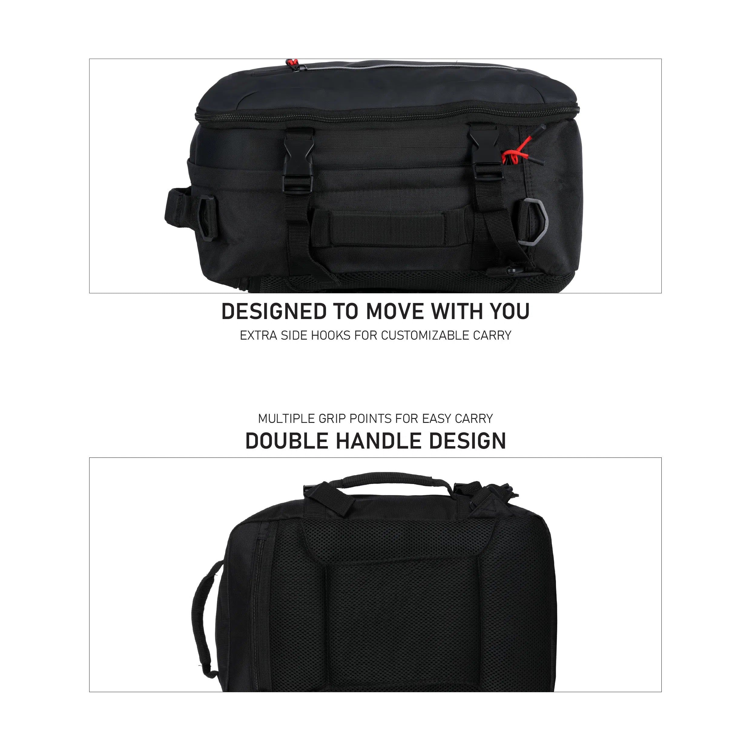 TOM CRUISER GRAND TOUR - SOFT EDITION BACK PACK BLACK, LIGHT GREY, NAVY