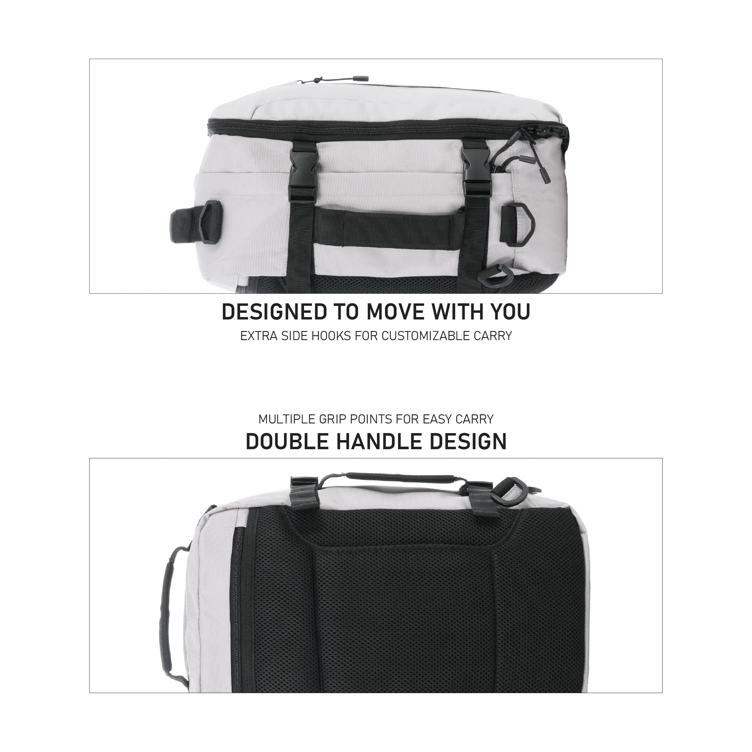 TOM CRUISER GRAND TOUR - SOFT EDITION BACK PACK BLACK, LIGHT GREY, NAVY