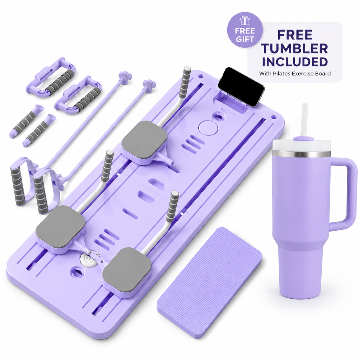 Pilates Exercise Board + FREE Tumbler Bundle
