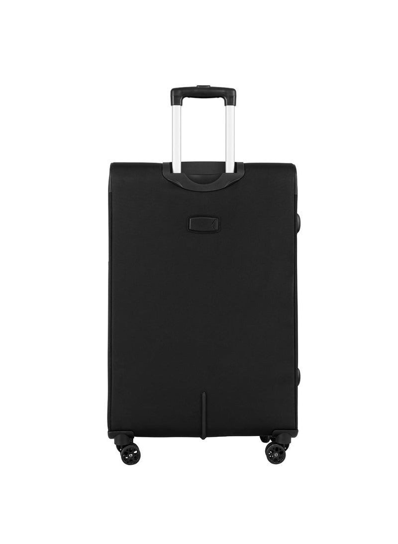 TOMCRUISER ATLAS SOFT LUGGAGE TROLLEY 20" 24" 28" inch BLACK