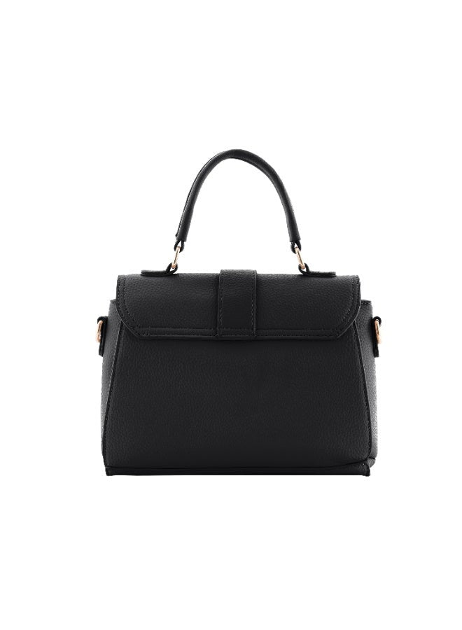 Foska Elegant Women's Crossbody & Shoulder Bag - Brown - Black - Chic Top Handle Handbag
