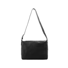 Foska Elegant Women's Bag - Black - dark brown Crossbody & ShoulderExport to Sheets - 34.5x25.5 cm