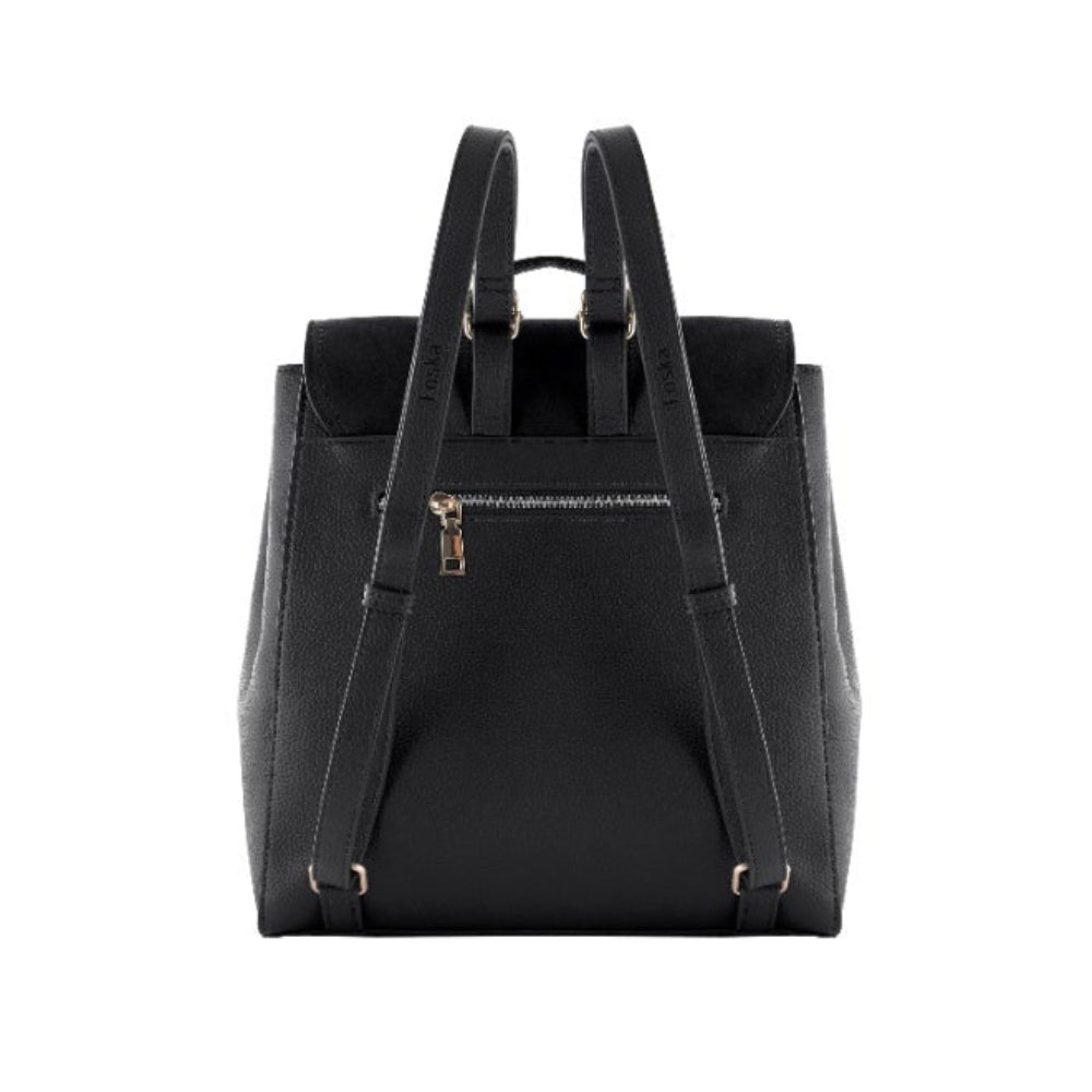 Foska Women's Convertible 2-in-1 Bag: Tote & Backpack - Smooth PU Leather - 29.5x32 cm