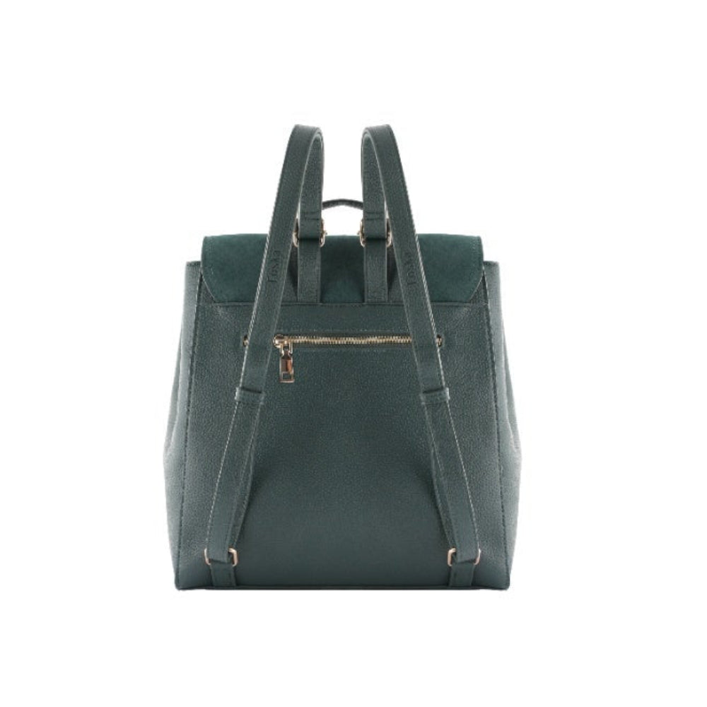 Foska Women's Convertible 2-in-1 Bag: Tote & Backpack - Smooth PU Leather - 29.5x32 cm