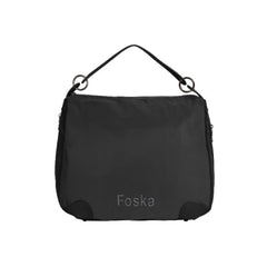 Foska Women's Wide Tote & Shoulder Bag - Fabric & PU Leather - 39x30 cm