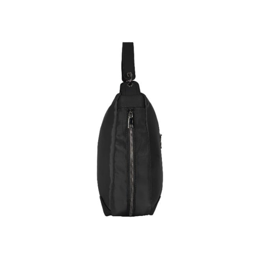 Foska Women's Wide Tote & Shoulder Bag - Fabric & PU Leather - 39x30 cm