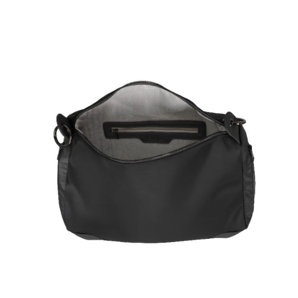 Foska Women's Wide Tote & Shoulder Bag - Fabric & PU Leather - 39x30 cm