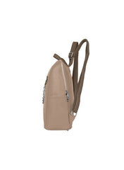 Foska Women's Large Backpack - Smooth PU Leather - University/Laptop Bag - 30.5x36.5 cm