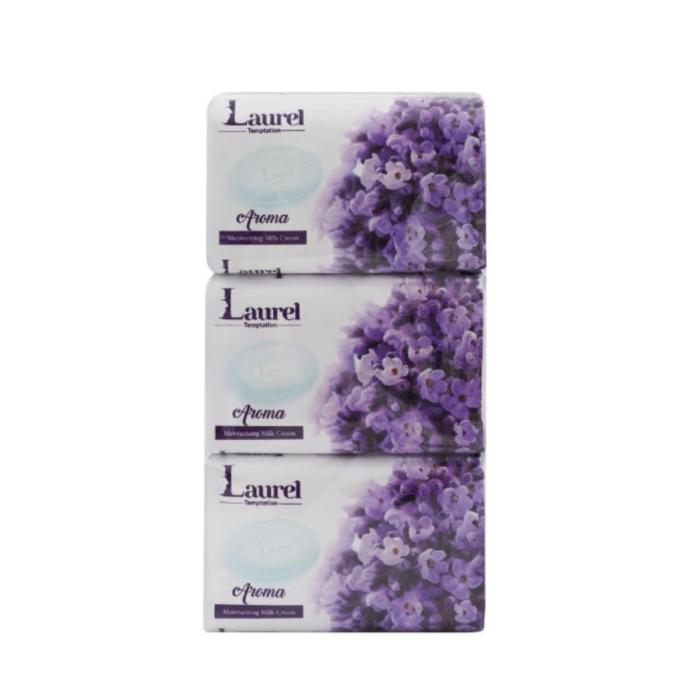 Laurel Temptation Beauty Body Aroma Soap – 6 x 120g | Gentle Cleansing, Nourishing & Long-Lasting Fragrance