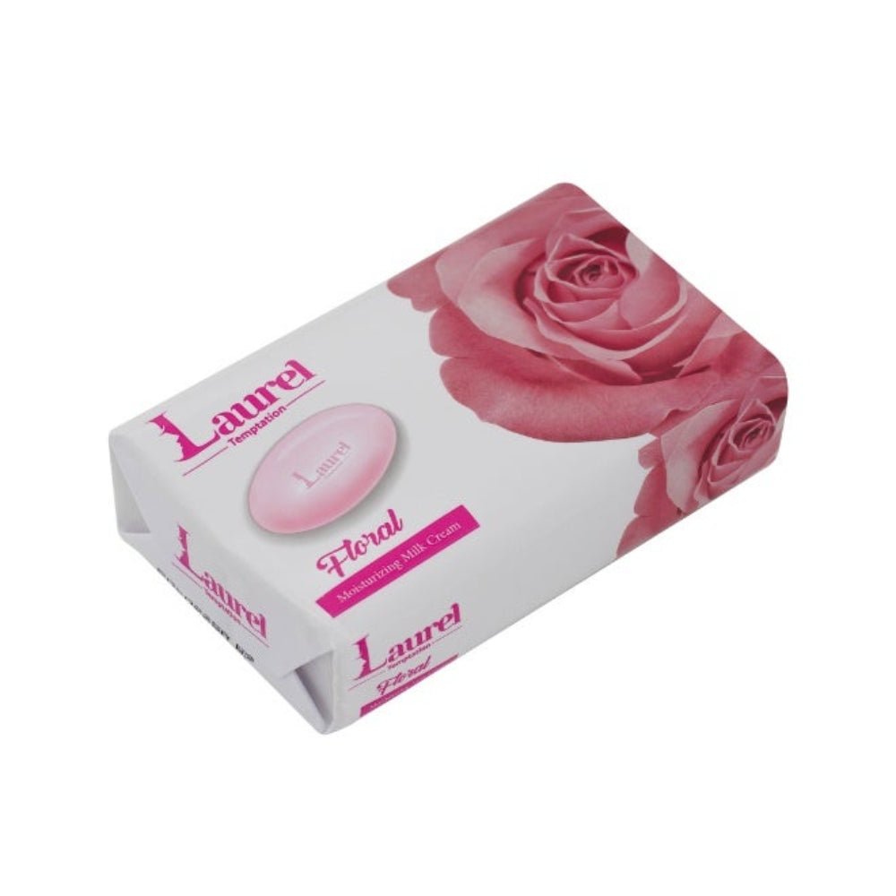 Laurel Temptation Beauty Body Floral Soap 6 x 120g – Gentle Cleansing, Nourishing & Moisturizing Bath Soap Bar with Elegant Floral & Musky Fragrance