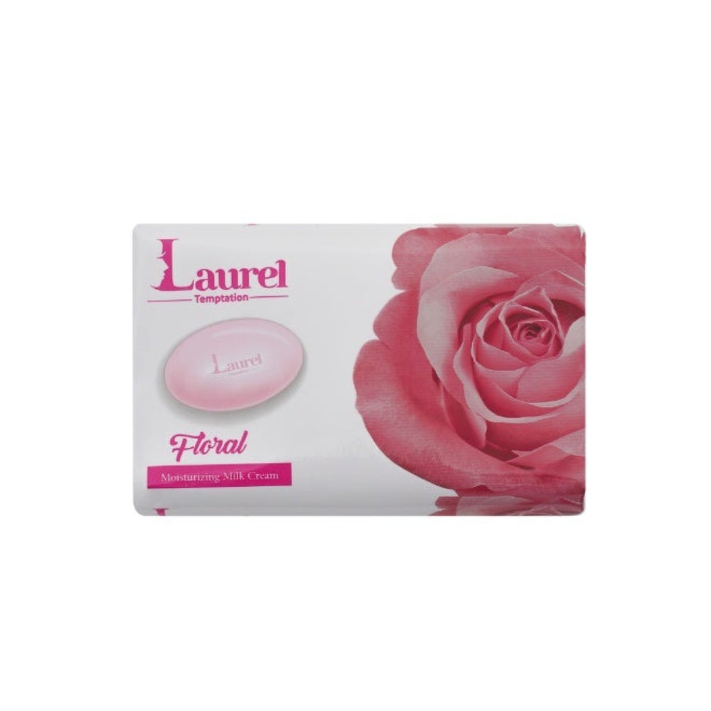 Laurel Temptation Beauty Body Floral Soap 6 x 120g – Gentle Cleansing, Nourishing & Moisturizing Bath Soap Bar with Elegant Floral & Musky Fragrance