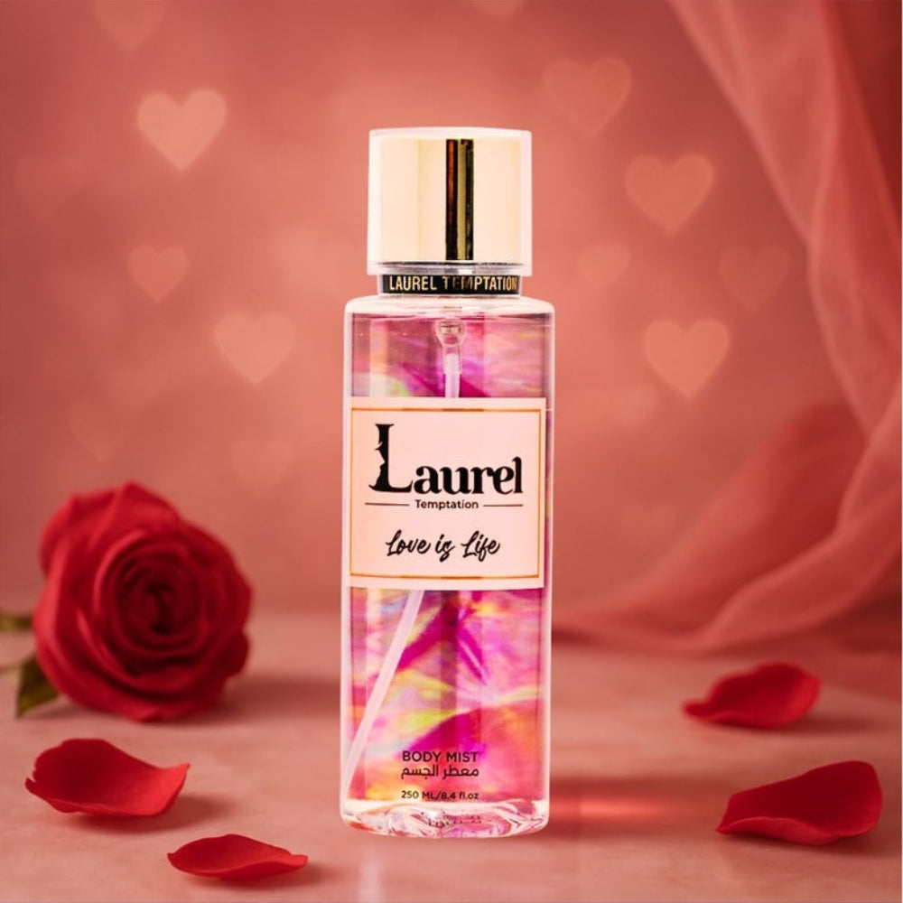 Laurel Body Splash – Love Is Life (250ml) | Fruity Floral Refreshing Mist for Women