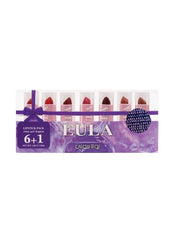 Beauty Matte Lipstick Set 6+1 – Long-Lasting, Waterproof, Highly Pigmented, Non-Drying Lip Colors | Bold & Nude Shades for Women | Gift Set