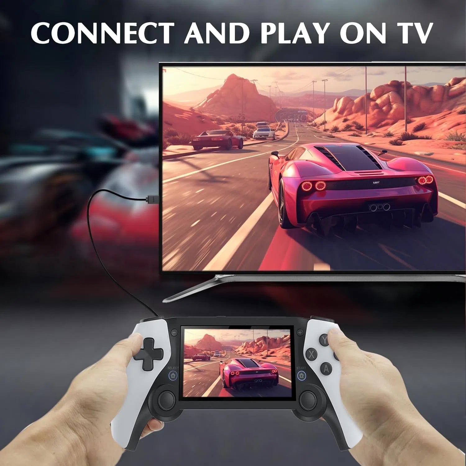 Anaqa M25 Retro Handheld Game Console – 20,000+ Classic Games, 4.3″ IPS Display