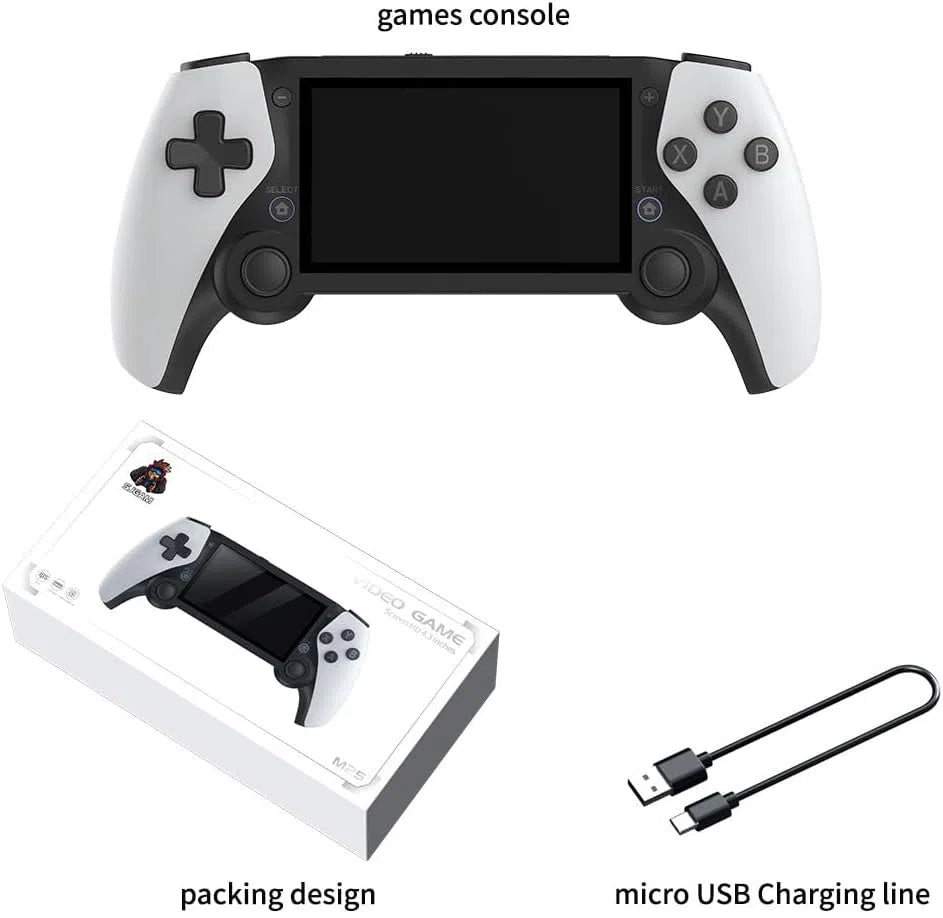 Anaqa M25 Retro Handheld Game Console – 20,000+ Classic Games, 4.3″ IPS Display