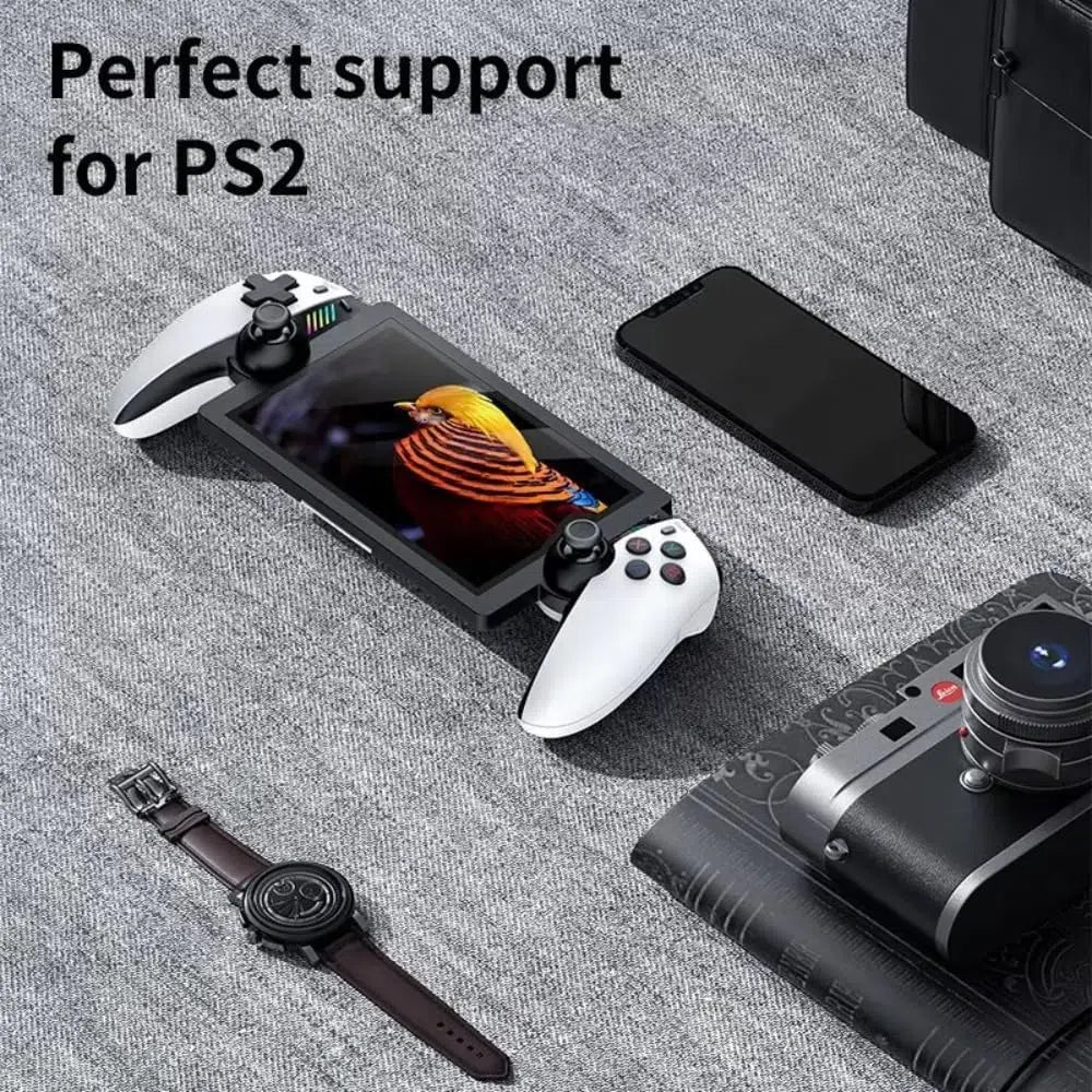 M28 Retro Handheld Game Console 7.1” IPS HD Screen, 20,000+ Built-in Games, Linux Gaming System, Dual Analog Sticks, HDMI 4K TV Output, RGB Lighting, 4000mAh Battery