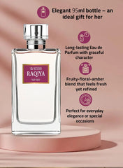 European Blazer Eau de Parfum for Women RAQIYA – 95ml | Fruity Floral Amber Perfume