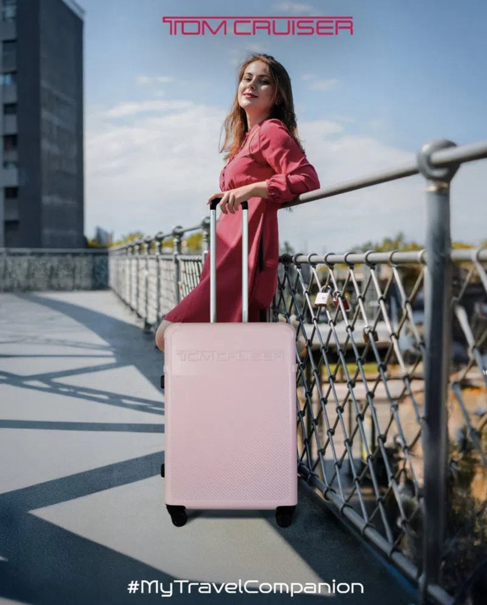 TOMCRUISER STORY HARD TROLLEY PINK (20",24",28")