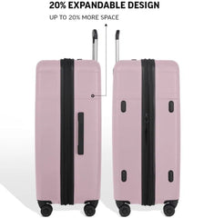 TOMCRUISER STORY HARD TROLLEY PINK (20",24",28")