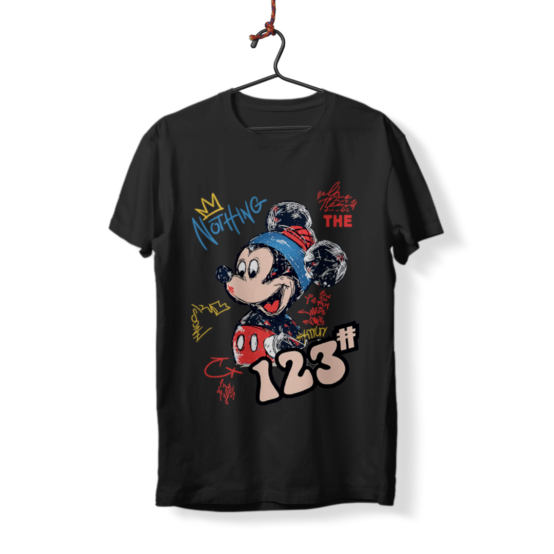 Scratched Mickey - T-Shirt