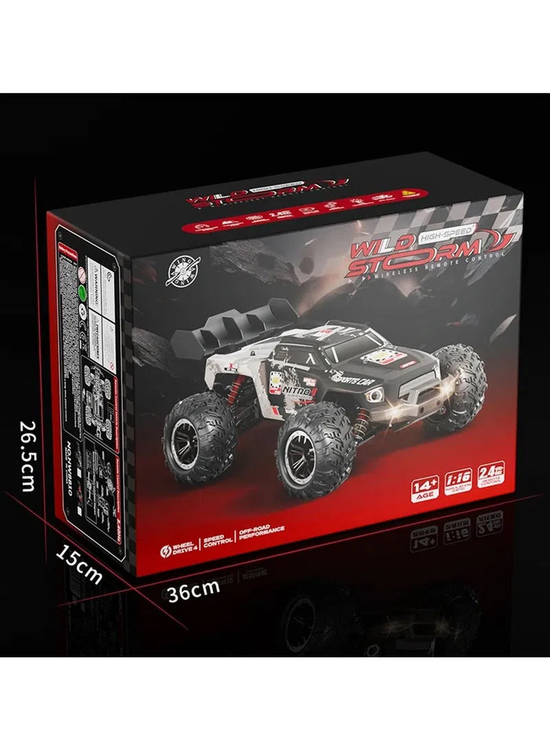 Wild Storm HW-8810 RC Car 50km/h 4WD Brushless | 1:16 High-Speed Off-Road Car