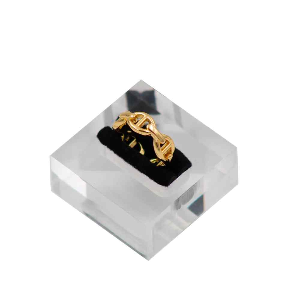 Golden Chain Link Ring