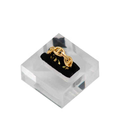 Golden Chain Link Ring