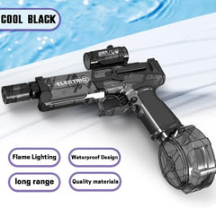 Electric Water Gun for Kidz with Muzzle Flash,Ultimate Battle Blaster Water Pistol,28-32 FT, Powerful High Powered Automatic Squirt Gun Fully Auto Water Blaster,Toy Game for Adult&Kid