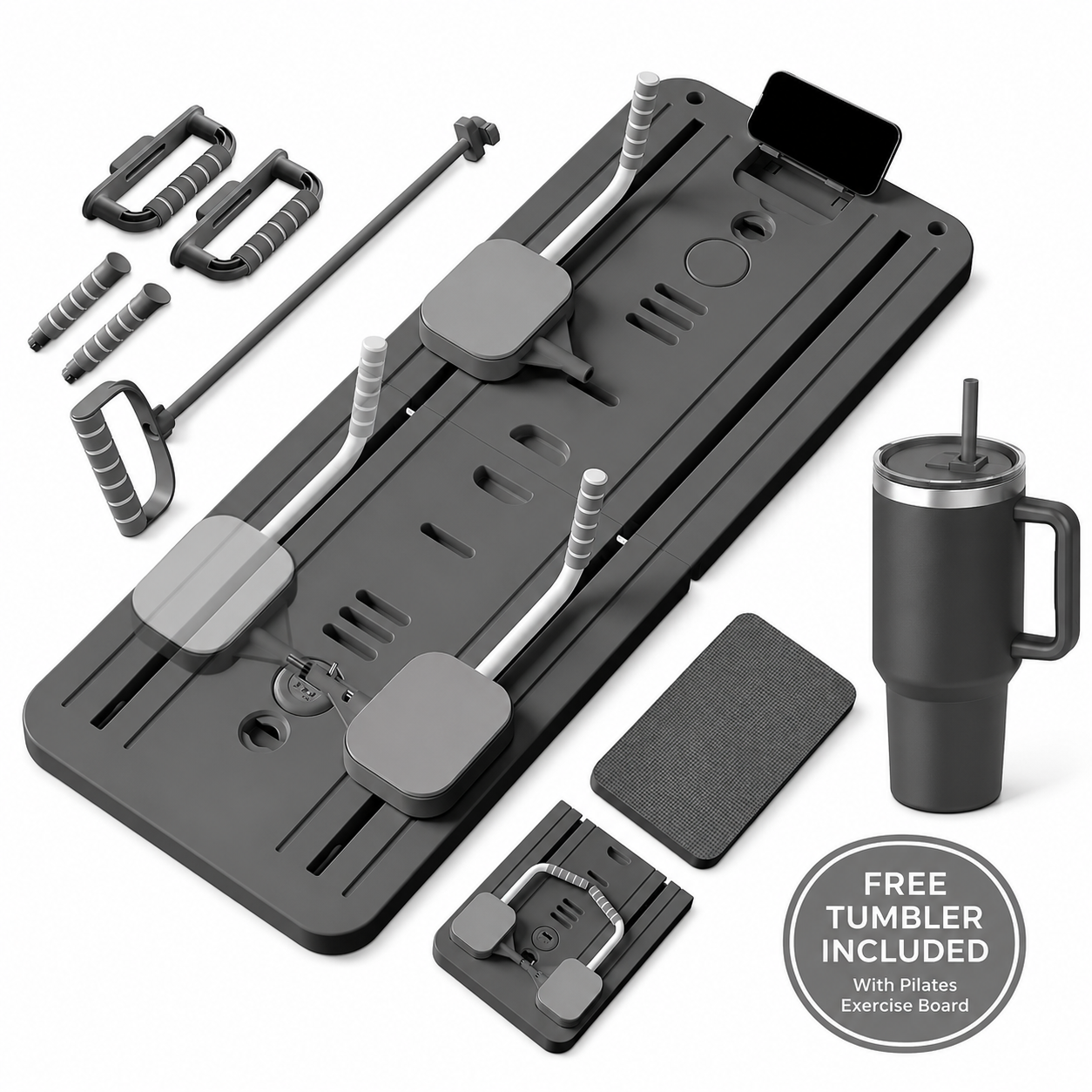 Pilates Exercise Board + FREE Tumbler Bundle